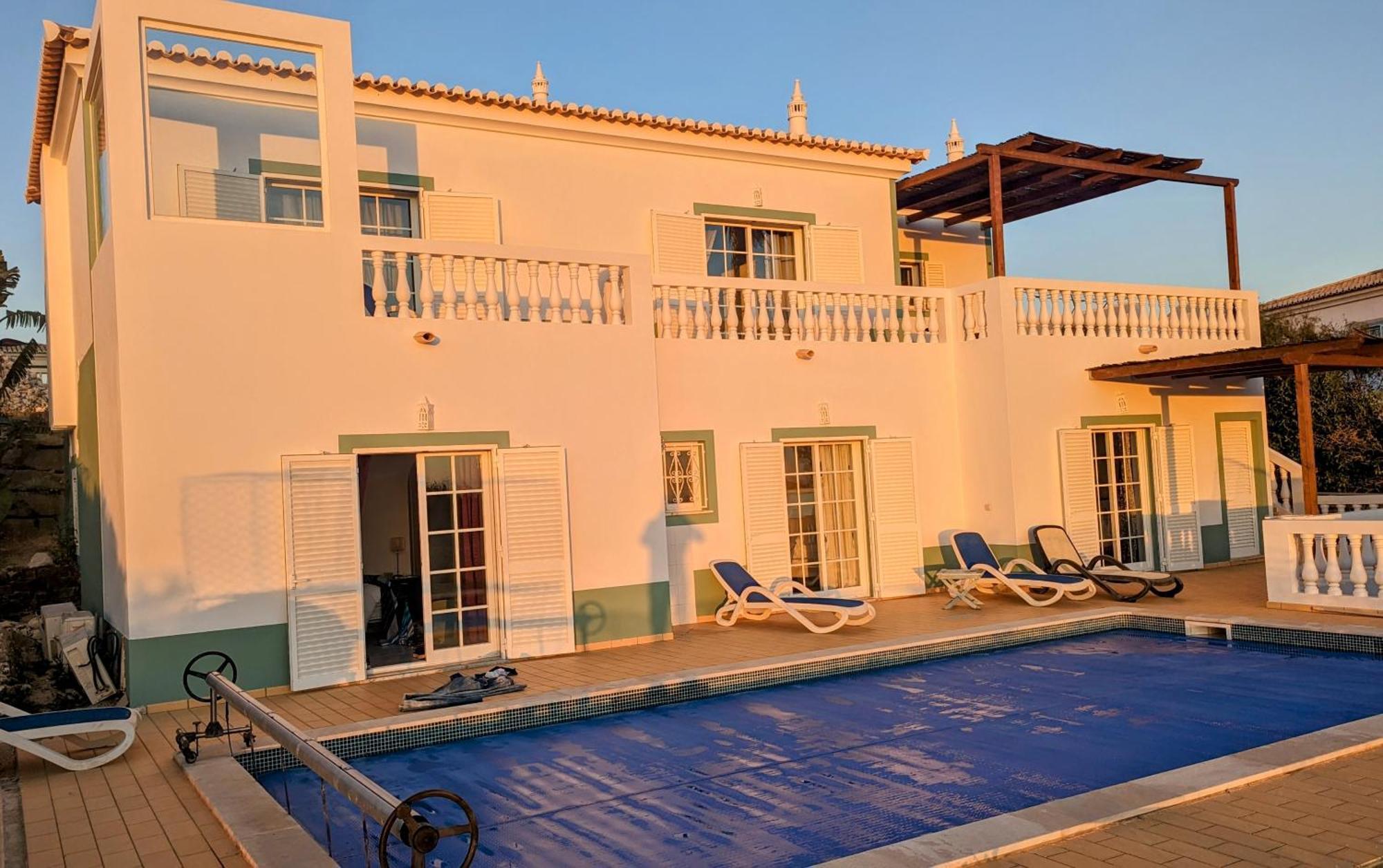 Stunning Villa With Pool & View Near Beach Budens Exteriör bild