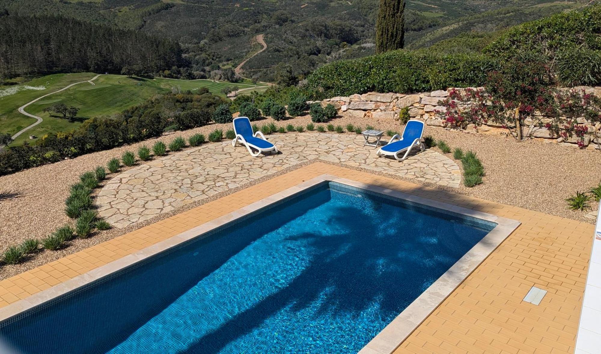 Stunning Villa With Pool & View Near Beach Budens Exteriör bild